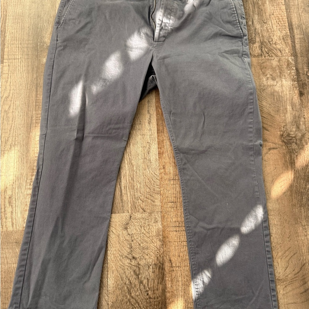 Classic Charcoal Straight-Leg Jeans